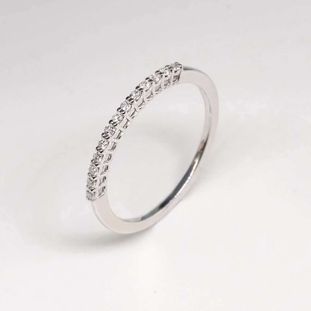 經典百搭培育鑽石線戒 (1.2mm)