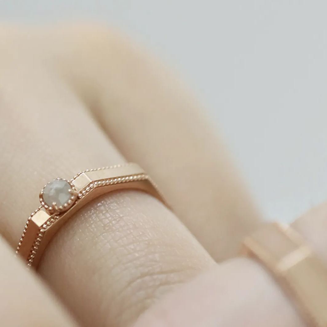 밀그레인 Milgrain 結婚戒指