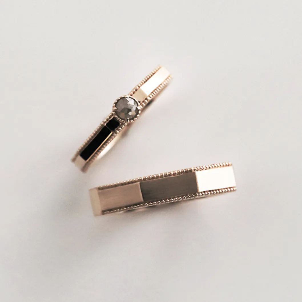 밀그레인 Milgrain 結婚戒指