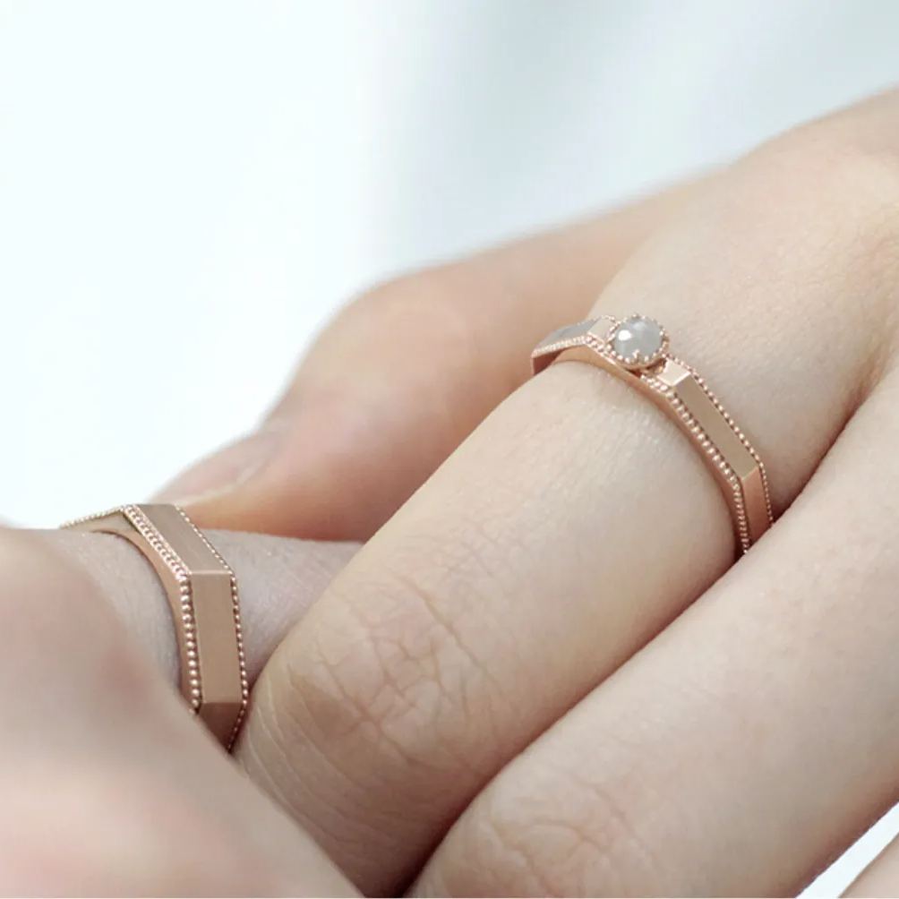 밀그레인 Milgrain 結婚戒指