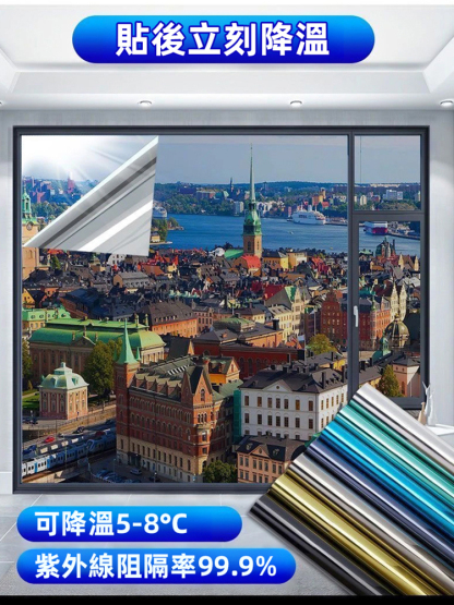 【台灣現貨】窗戶防曬隔熱膜