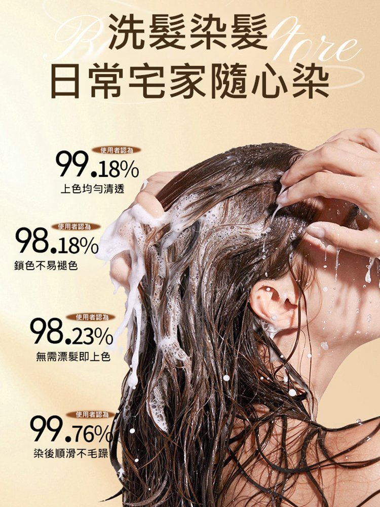 【白髮急救】無氨單劑染髮膏