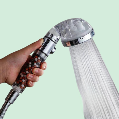 負離子一鍵止水增壓花灑