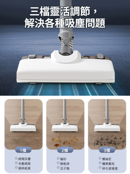 手持大吸力無線吸塵器，毛發，食物殘渣，灰塵，碎屑，一秒即可清潔所有物品，十年質保