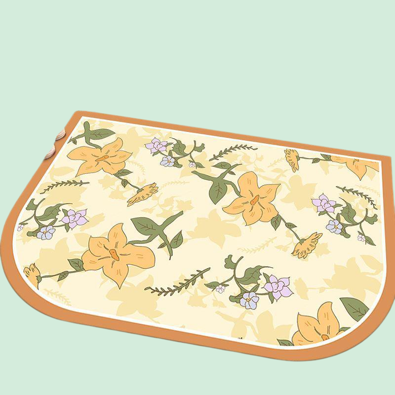 防滑硅藻泥家用腳墊