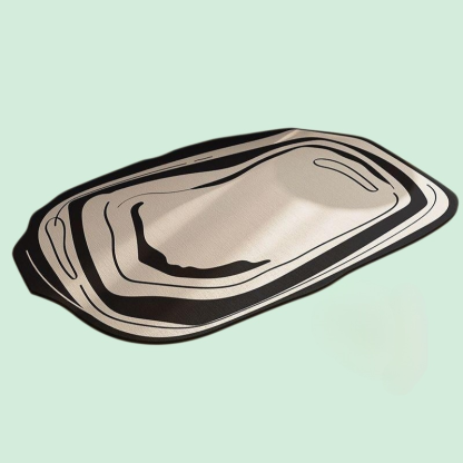 硅藻泥浴室異形地墊