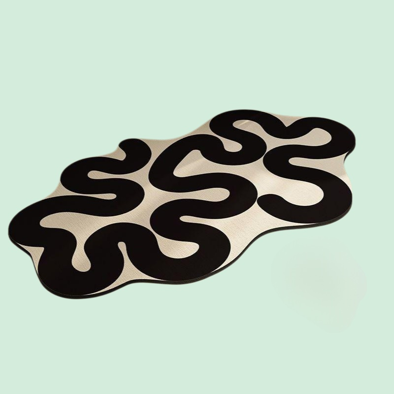 硅藻泥浴室異形地墊