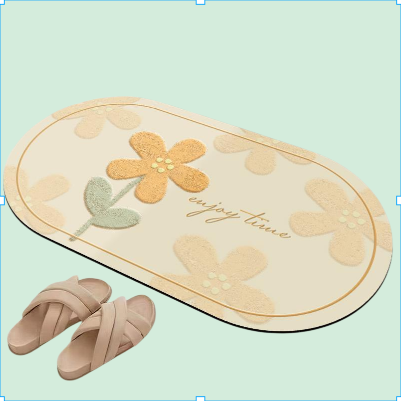 柔軟舒適軟硅藻泥地墊