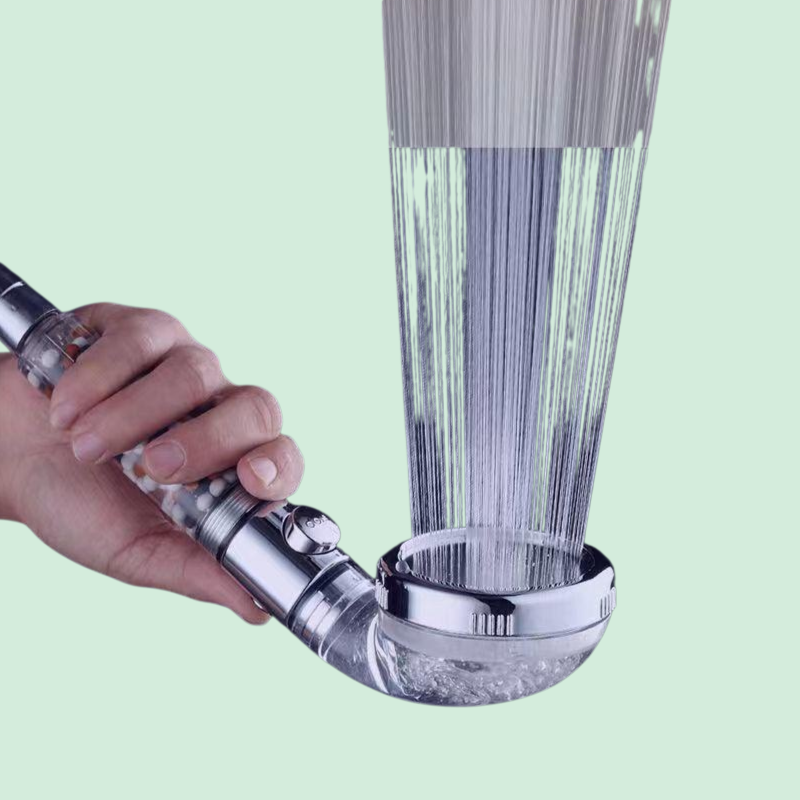 負離子一鍵止水增壓花灑