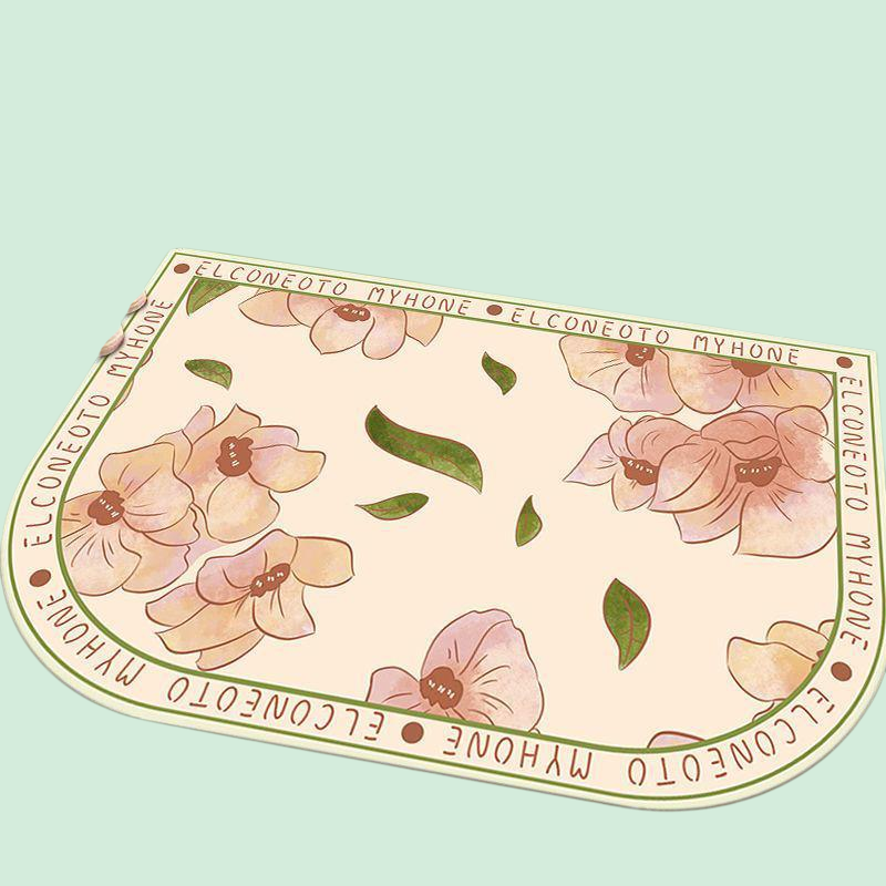 防滑硅藻泥家用腳墊