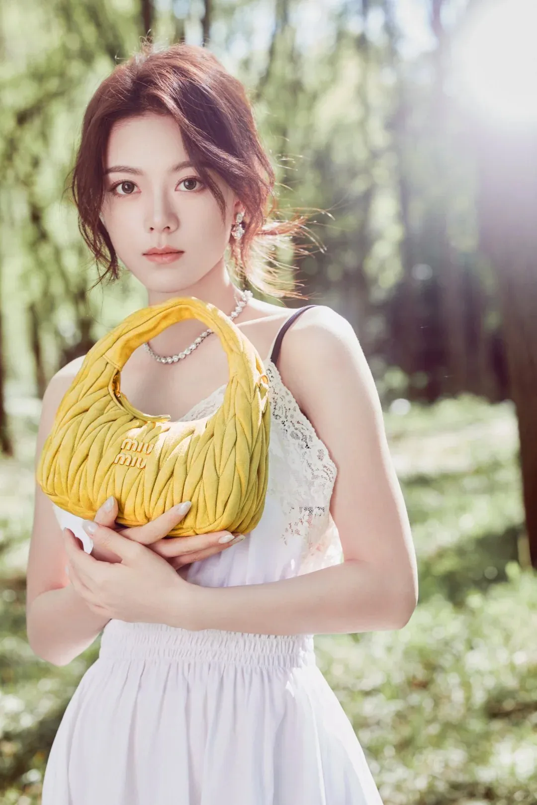 【23SS☆極美品】MIU MIU ランウェイ カーゴポケット ミニワンピース アウトポケットナイロンカーゴミニワンピ ／out pocket nylon