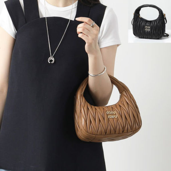 MIUMIU ショルダーバッグ WANDER MATELASSE 5BC125 N88