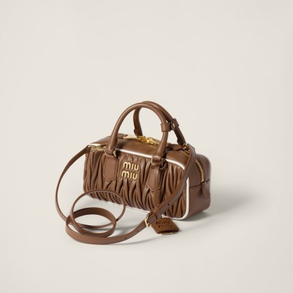 Arcadie マトラッセ バッグ ナッパレザー (コニャック/ホワイト)