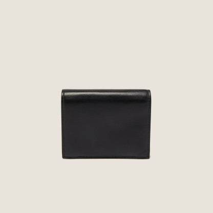 レザー ピンク リボン レディース 2つ折り財布