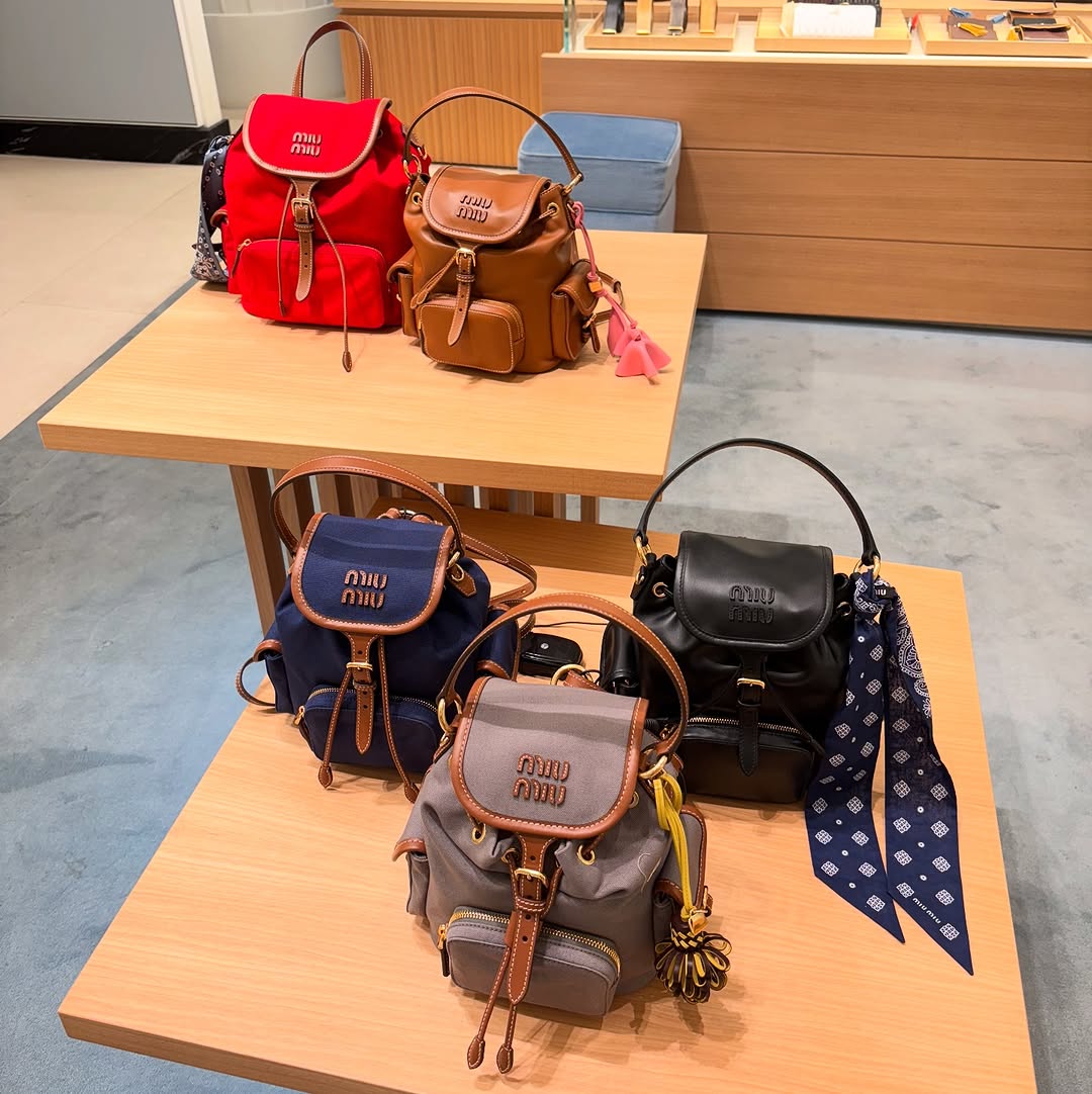 MiuMiu(ミュウミュウ)のリュックがかわいい! - licoco2013のブログ