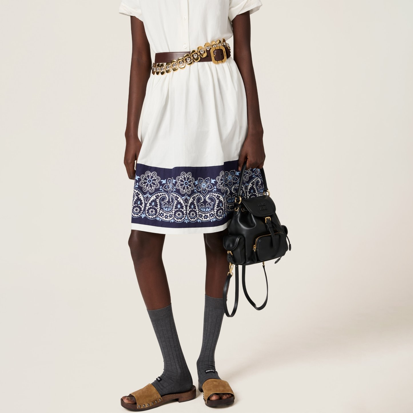 レザー バックパック  サイズ：22cm×18cm×11.5cm