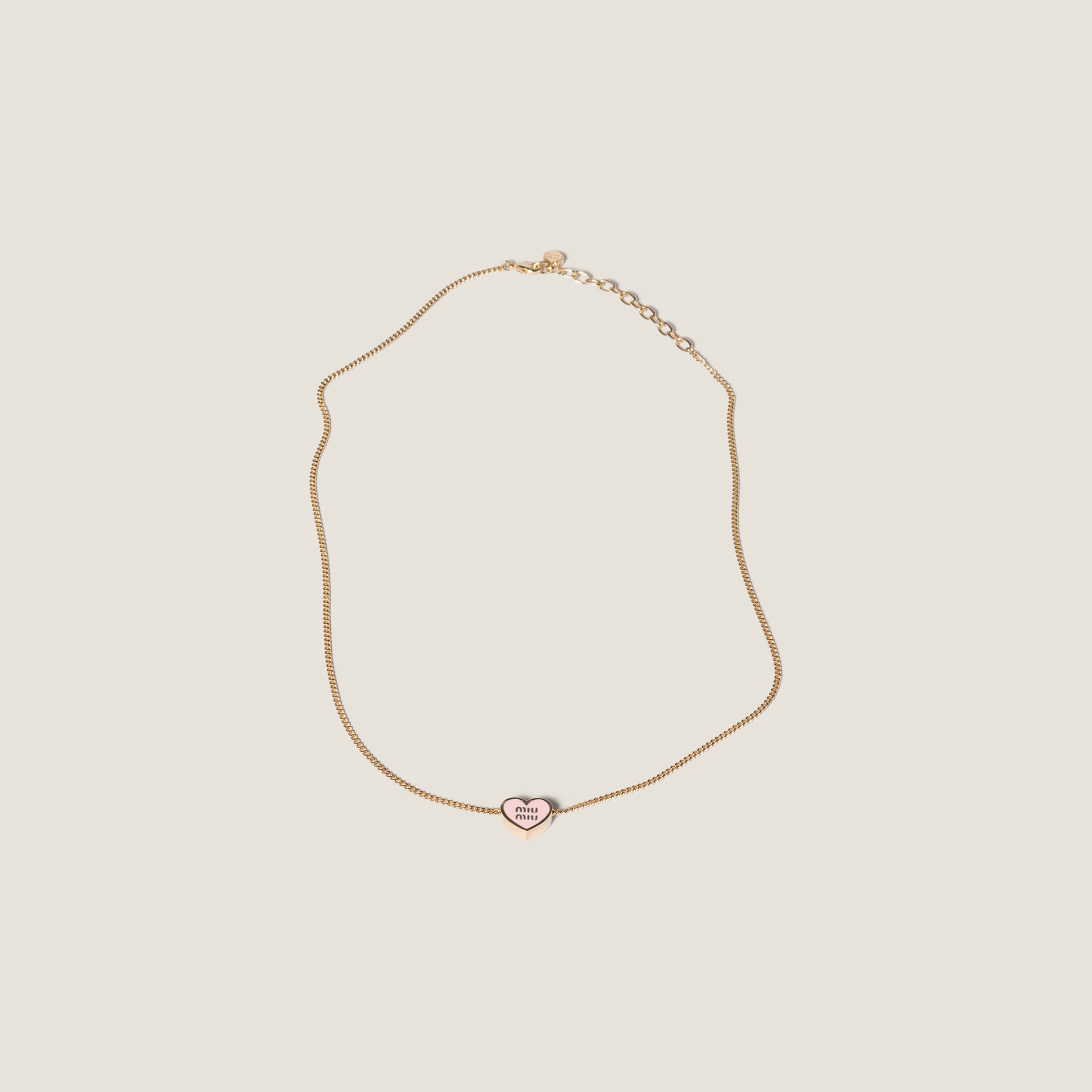 ミュウミュウ MIUMIU メタル ネックレス