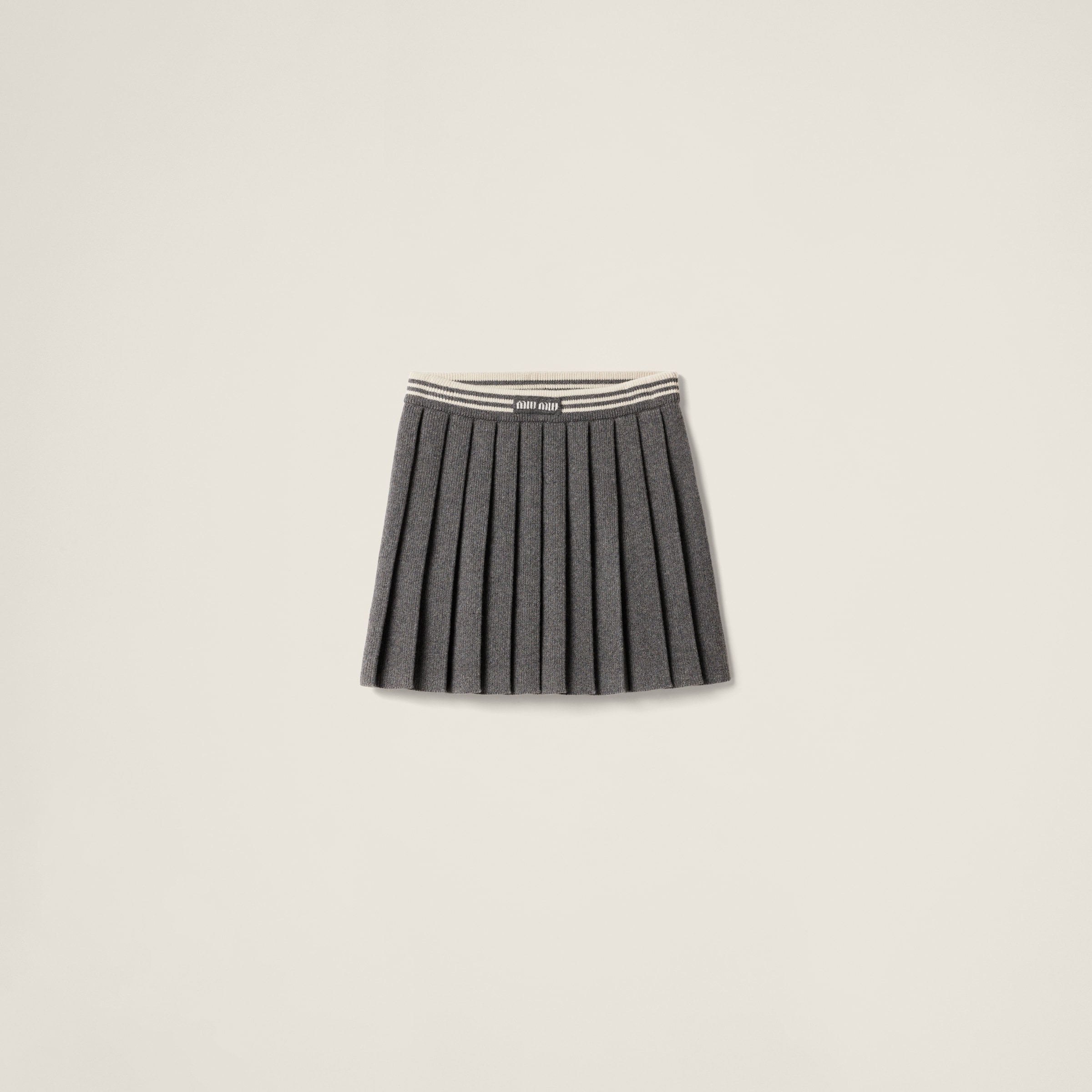 ウールxカシミヤ スカート