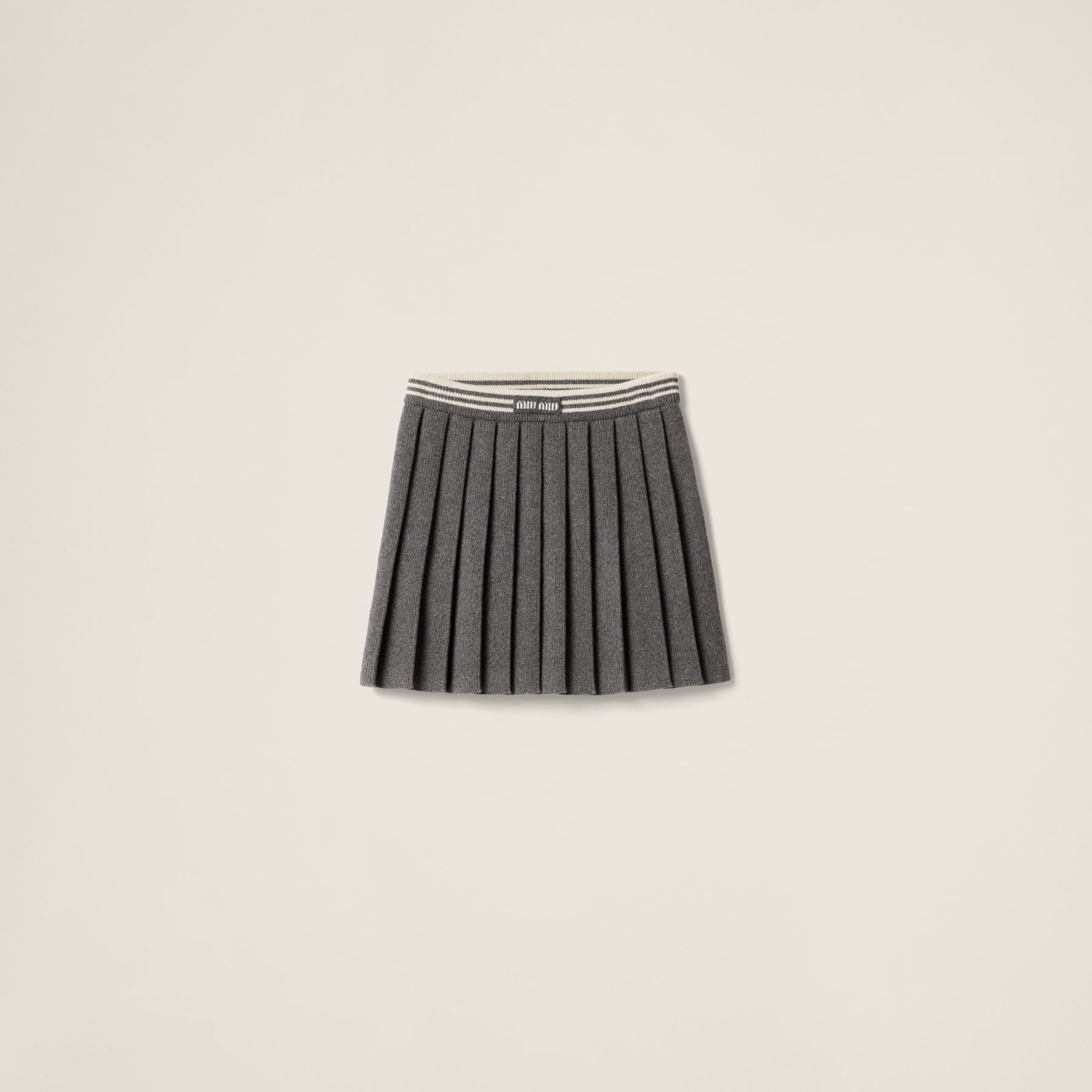 ウールxカシミヤ スカート