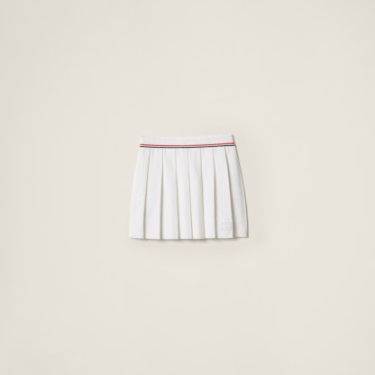 コットン ミニスカート