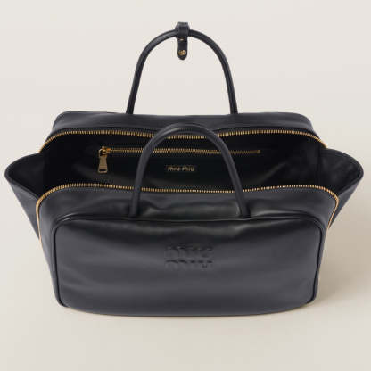 レザー トップハンドルバッグ