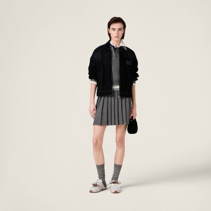 ウールxカシミヤ スカート