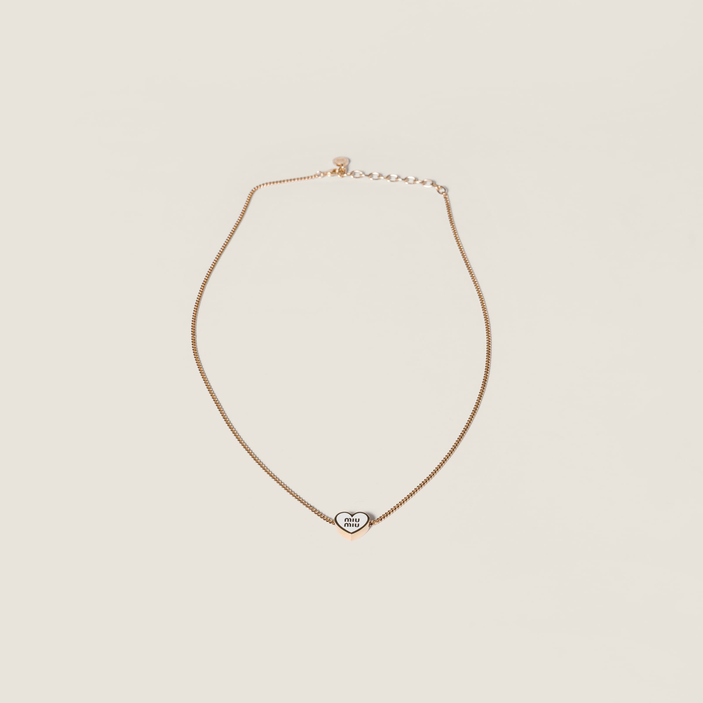 ミュウミュウ MIUMIU メタル ネックレス