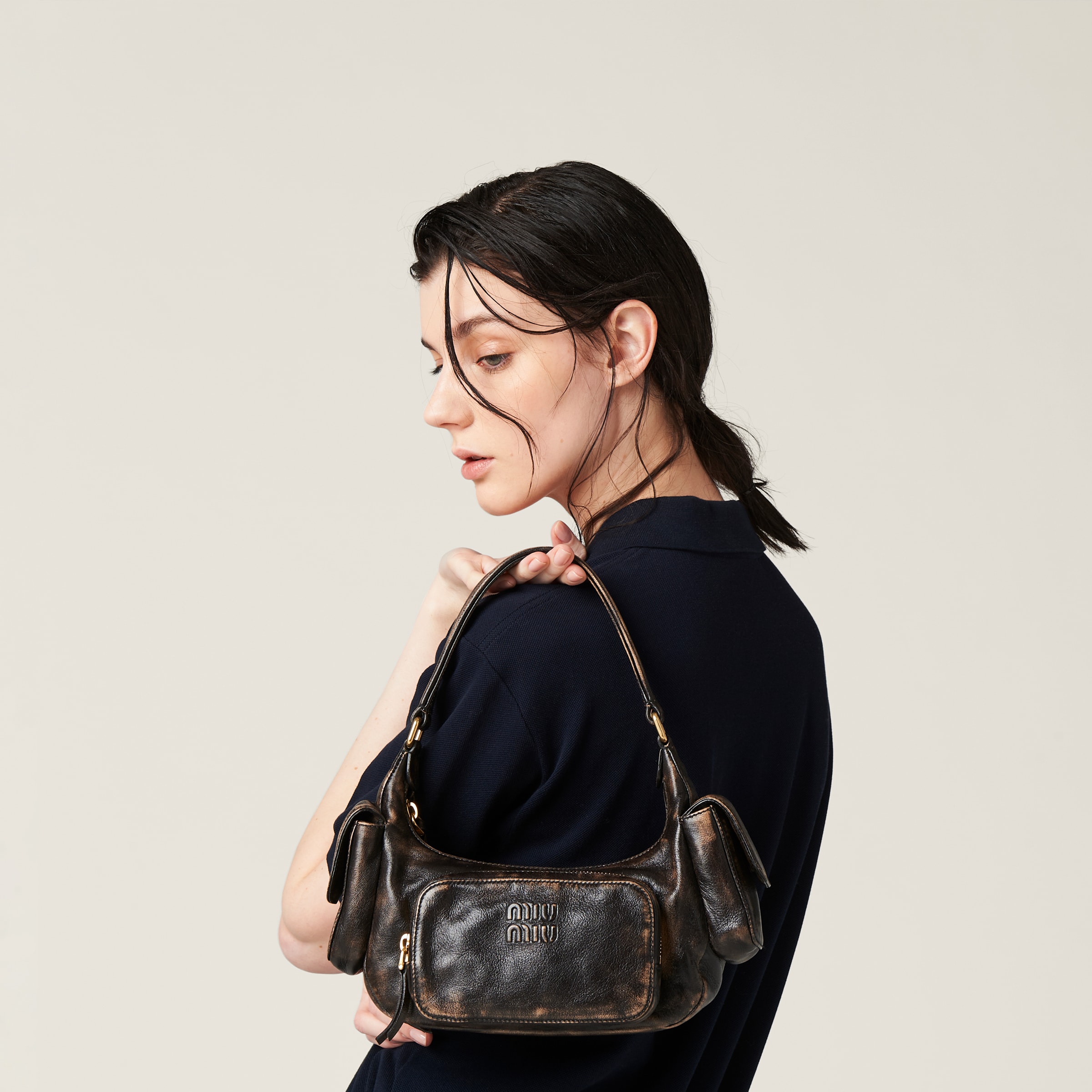 ナッパレザー ポケットバッグ