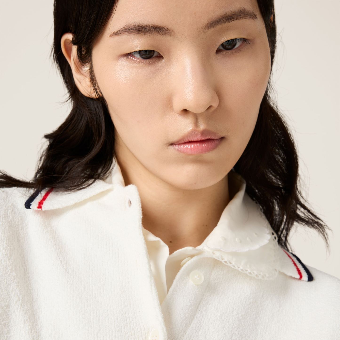 コットン ミニスカート