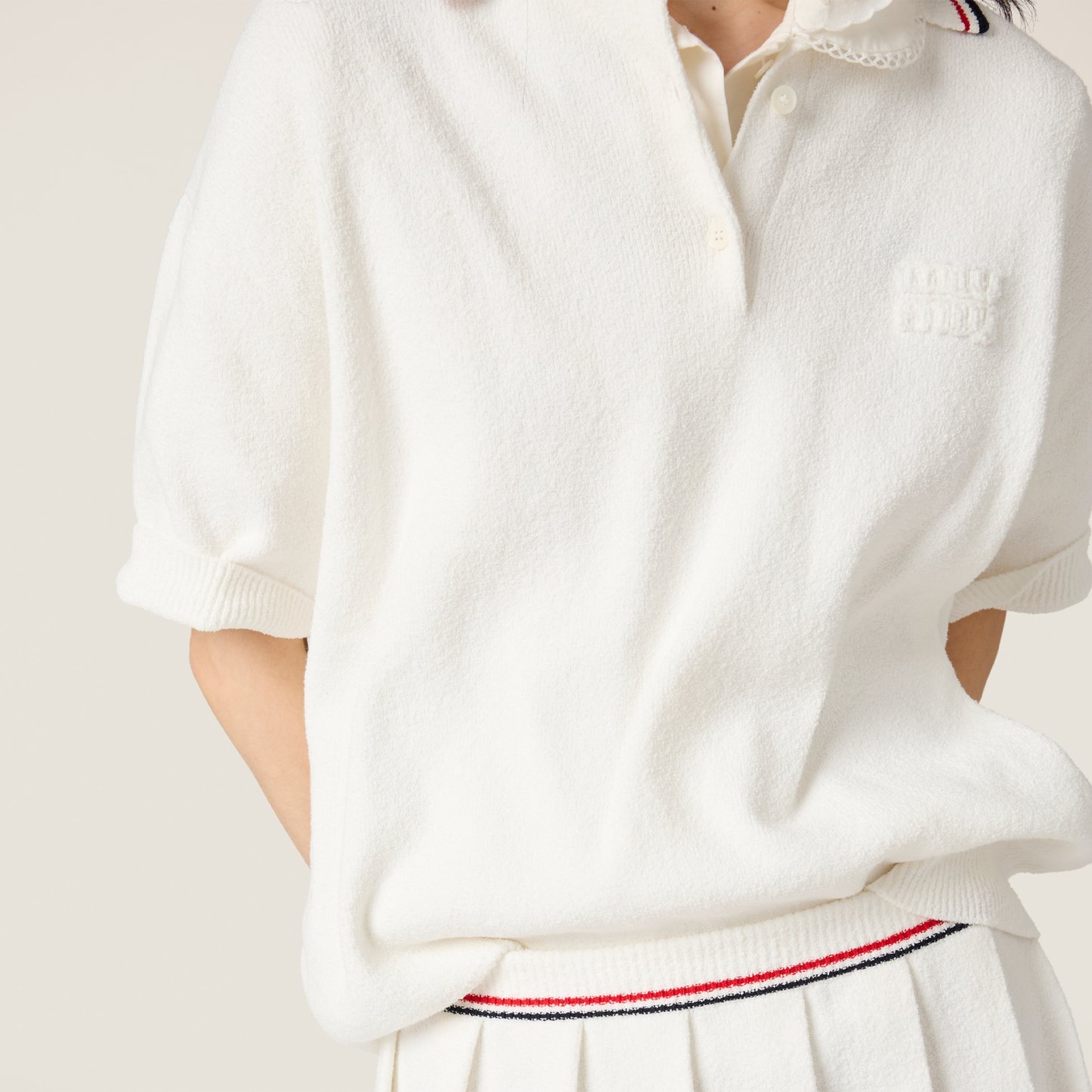 コットン ミニスカート