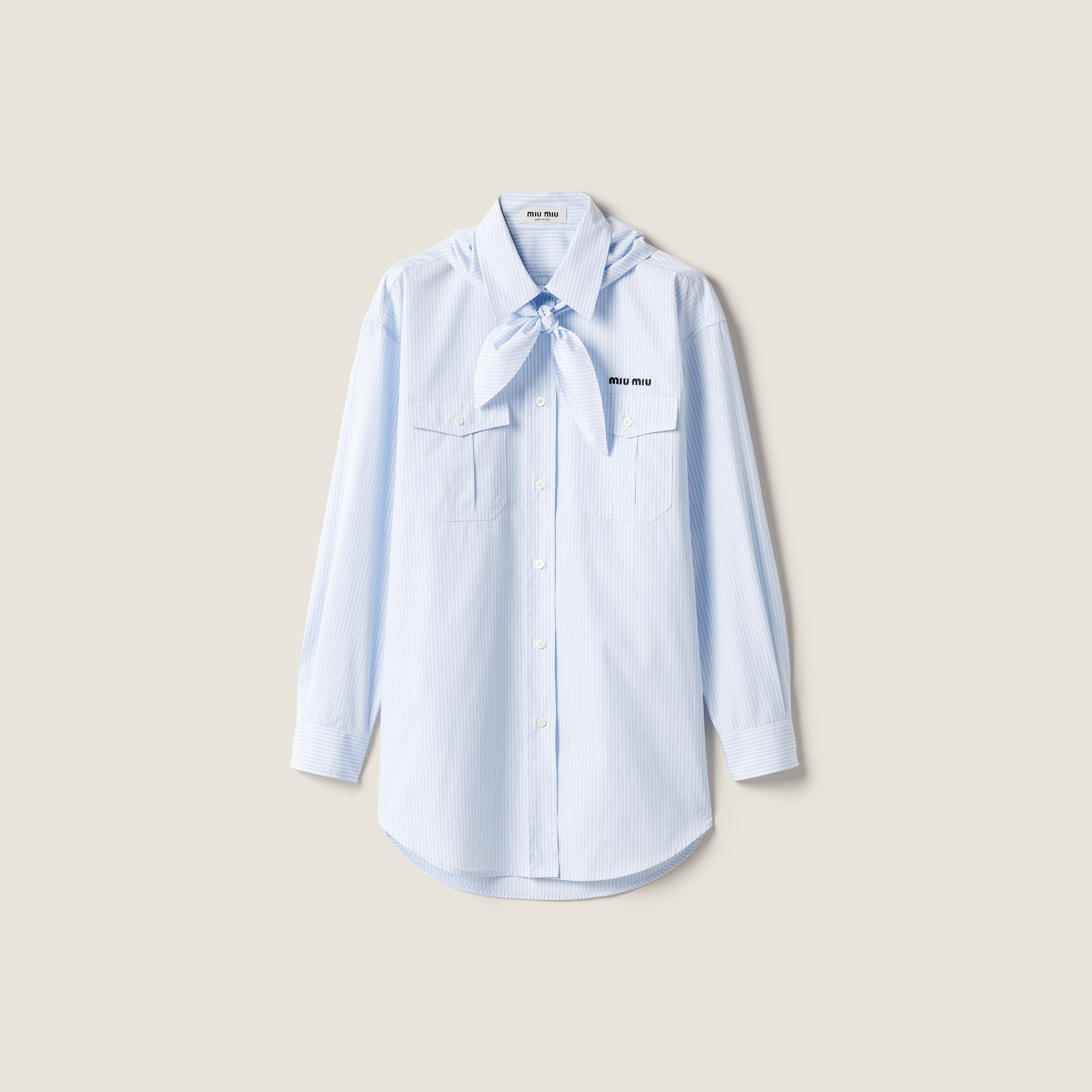 ポプリン シャツ