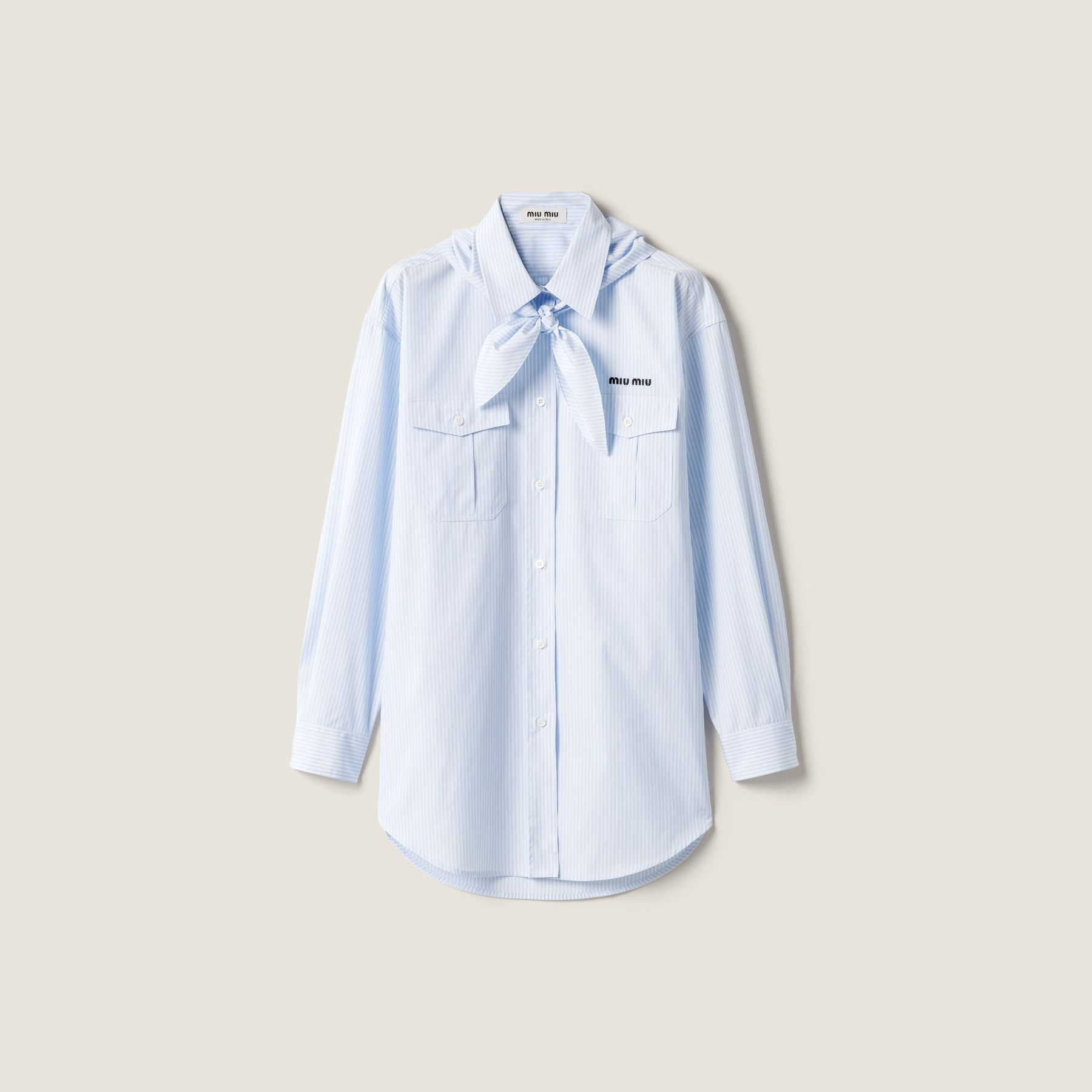 ポプリン シャツ