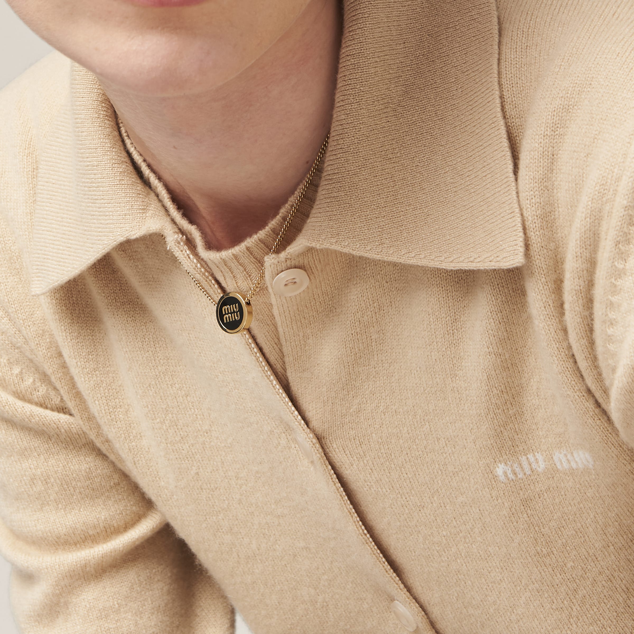 ミュウミュウ MIU MIU メタル ネックレス