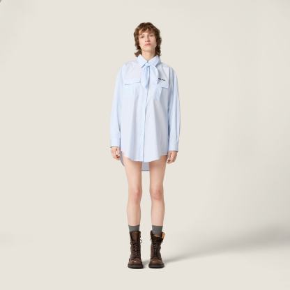 ポプリン シャツ