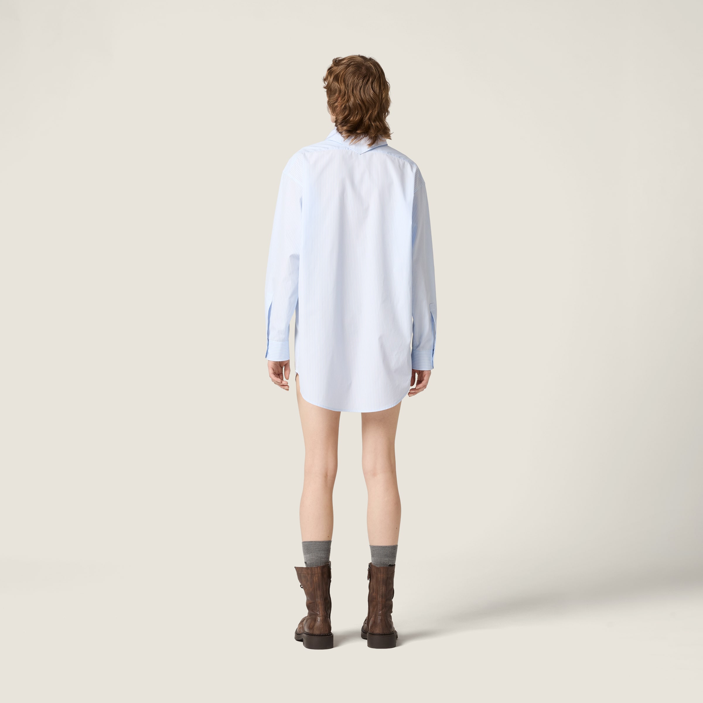 ポプリン シャツ