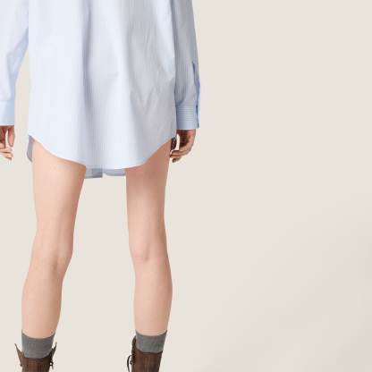 ポプリン シャツ