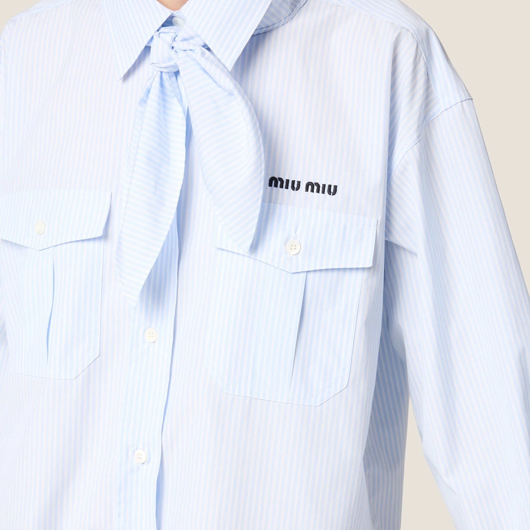 ポプリン シャツ