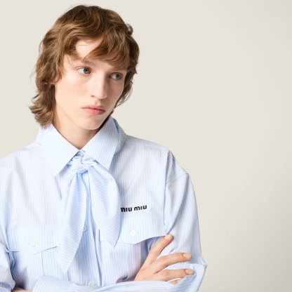 ポプリン シャツ