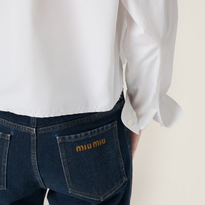 ポプリン シャツ