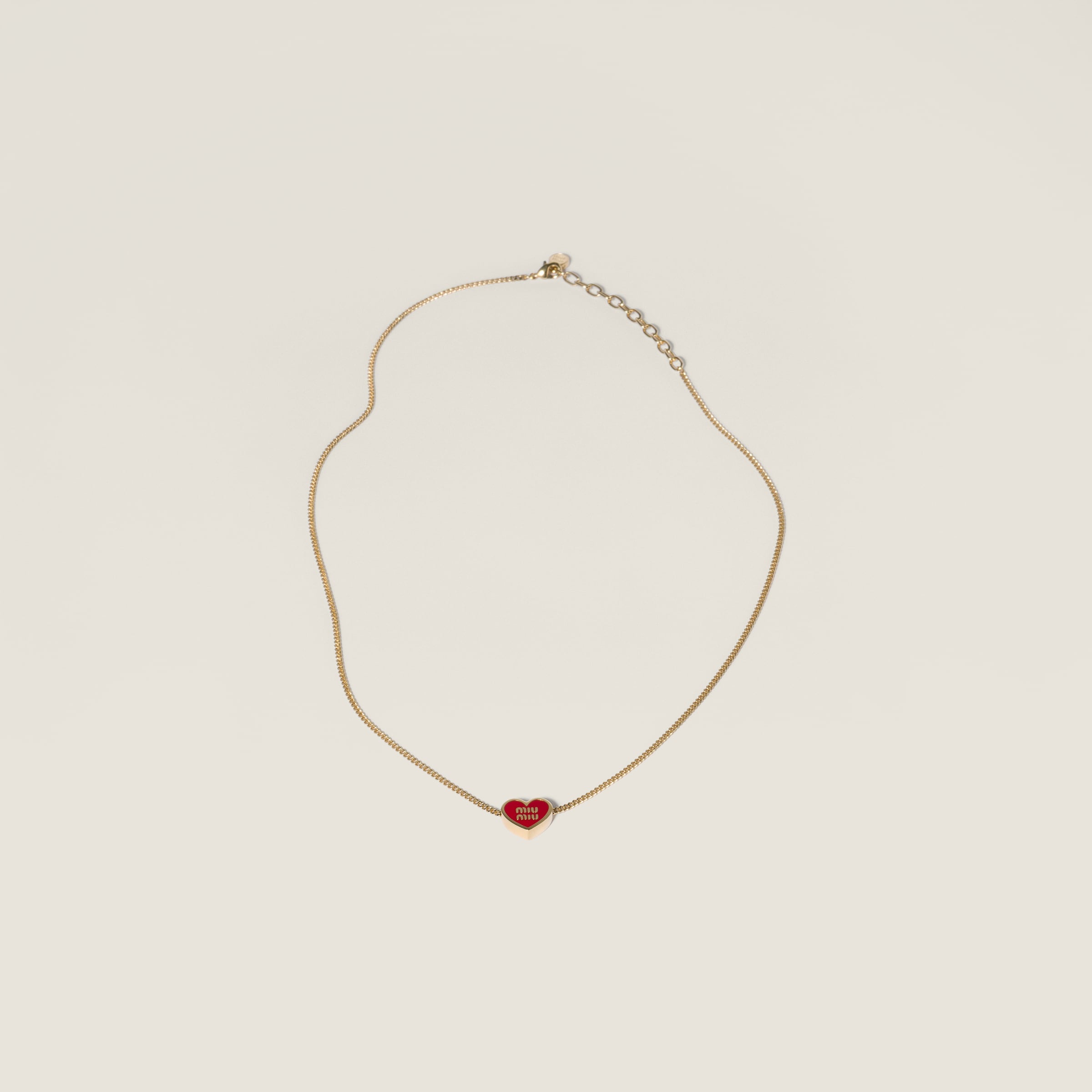 ミュウミュウ MIUMIU メタル ネックレス