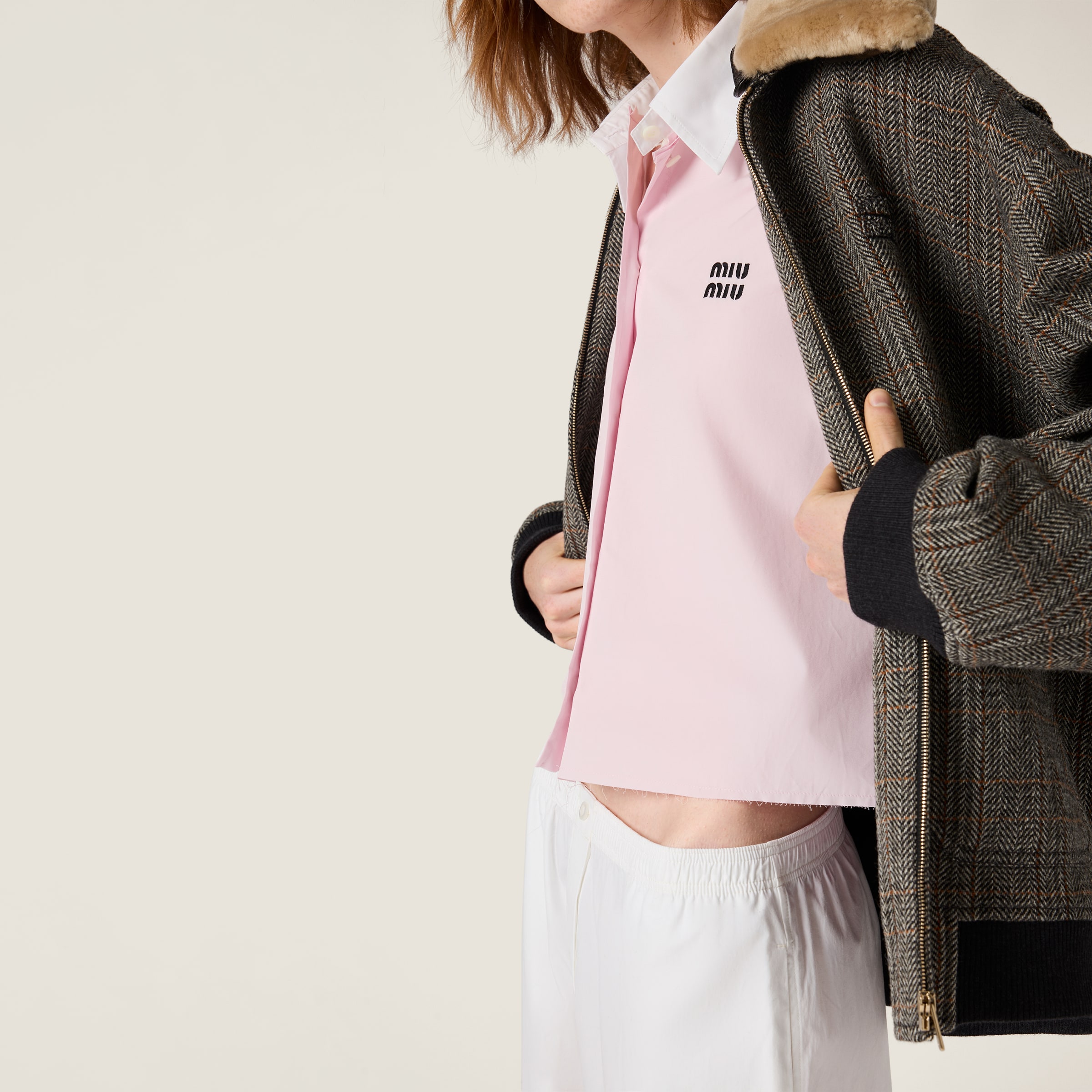 ポプリン シャツ