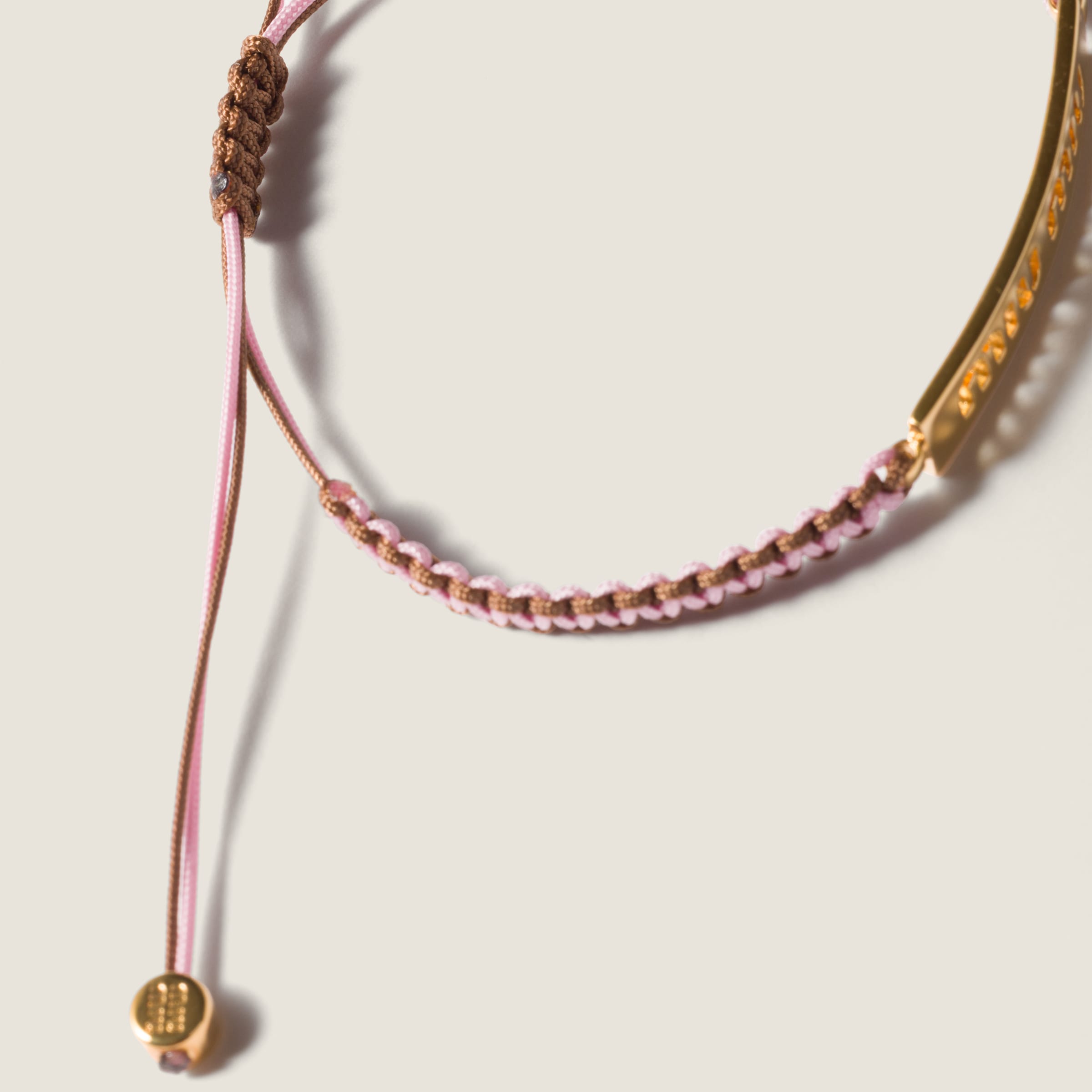 ミュウミュウ MIU MIU コットンxメタル ブレスレット