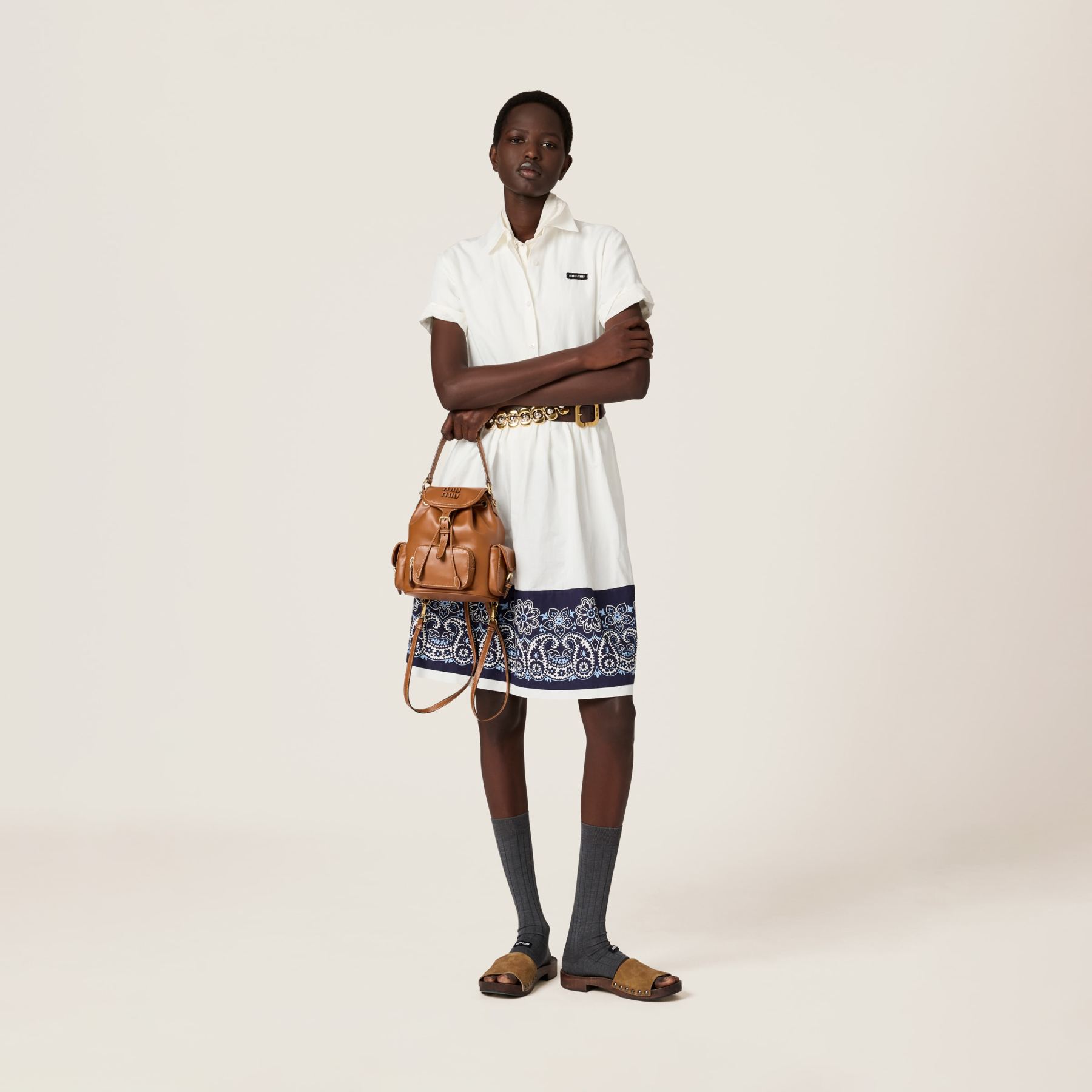 レザー バックパック  サイズ：22cm×18cm×11.5cm