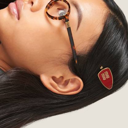 エナメルメタル ヘアクリップ