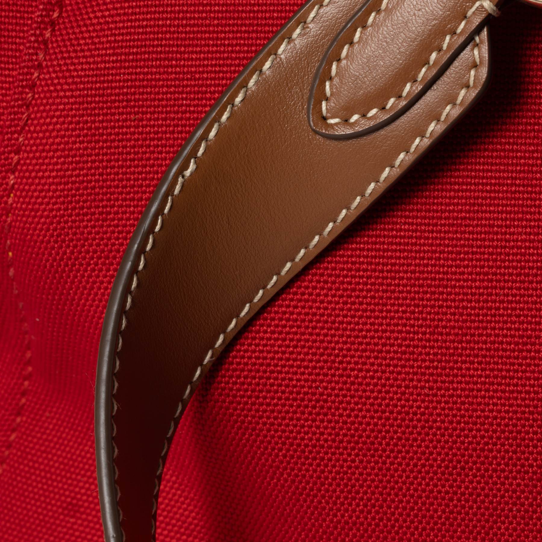 キャンバスxレザー バックパック  サイズ：30cm×25cm×12.5cm