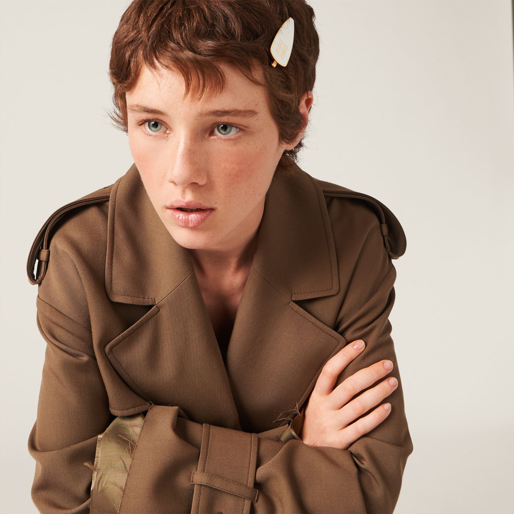 エナメルメタル ヘアクリップ