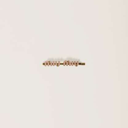 エナメルメタル ヘアクリップ