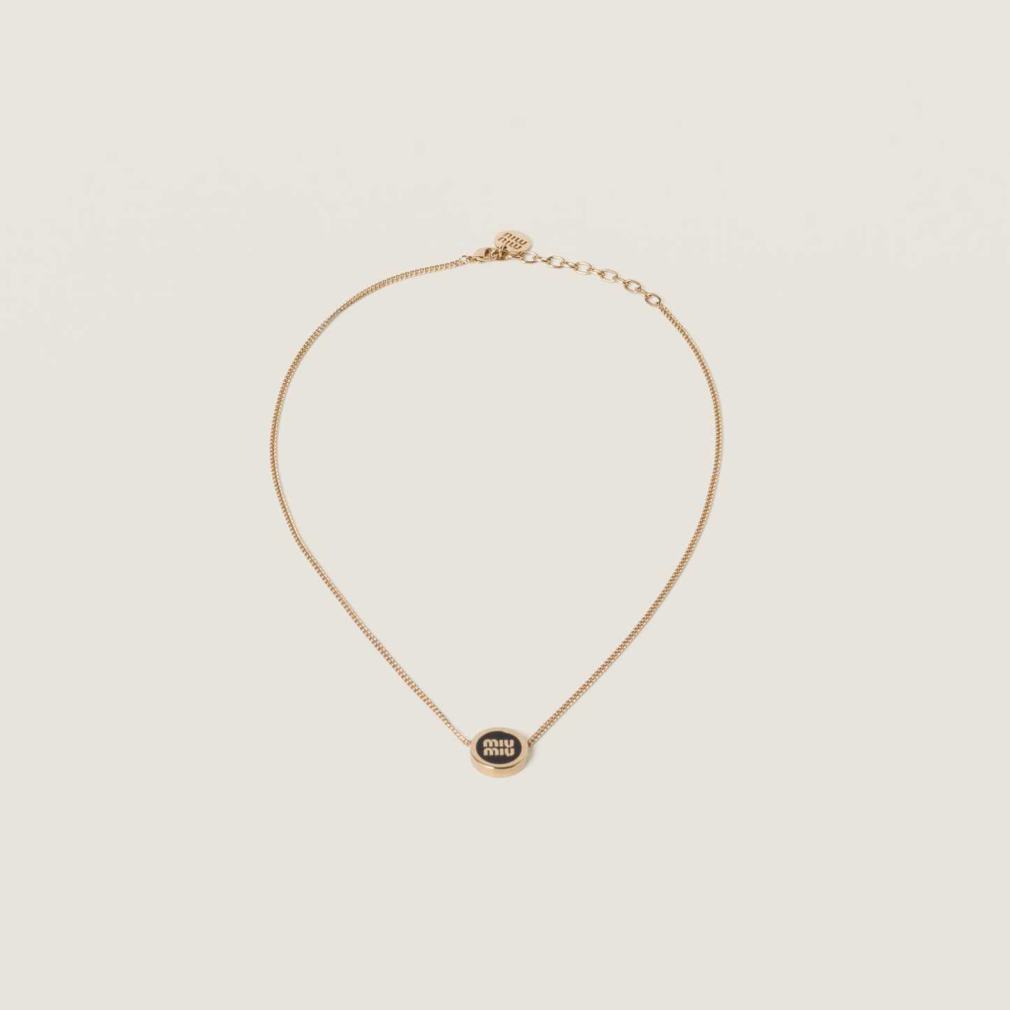 ミュウミュウ MIU MIU メタル ネックレス