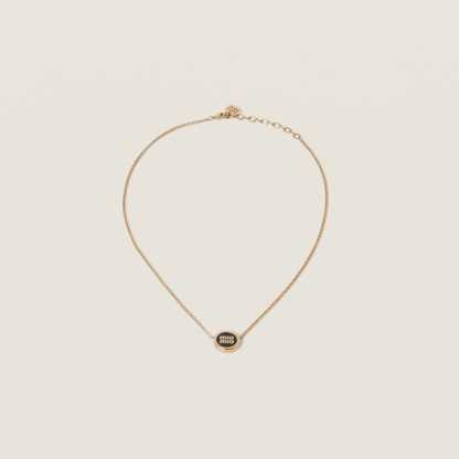 ミュウミュウ MIU MIU メタル ネックレス