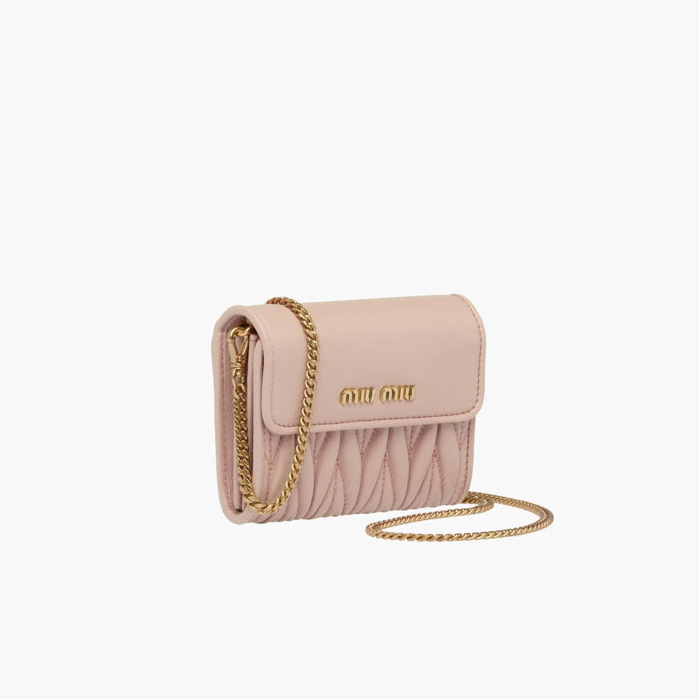 ショルダーストラップ付 ナッパレザー 財布